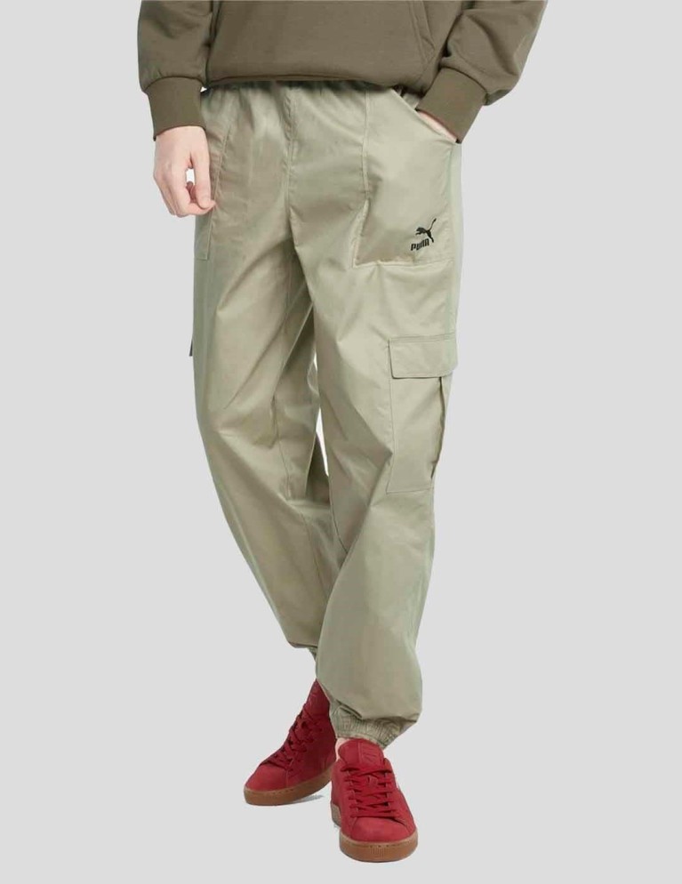 Pantalon PUMA classics cargo pants spray green